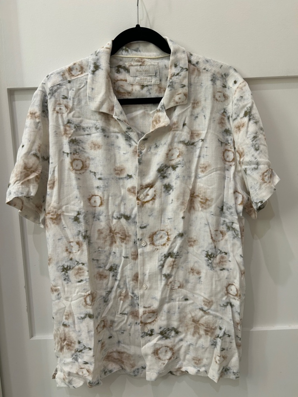 Porter & Ash Linen Blend Button Down Shirt